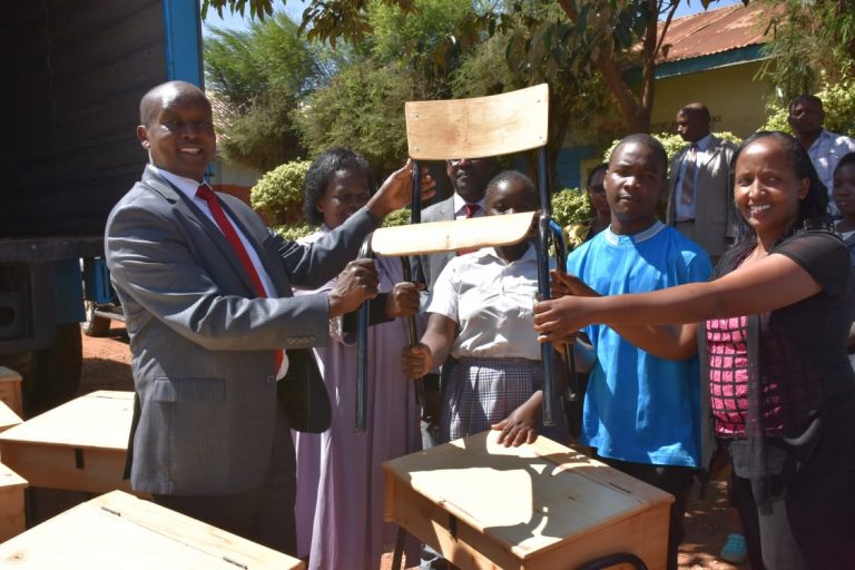 Ministry of Education donates lockers to the new Riruta Mixed Secondary School