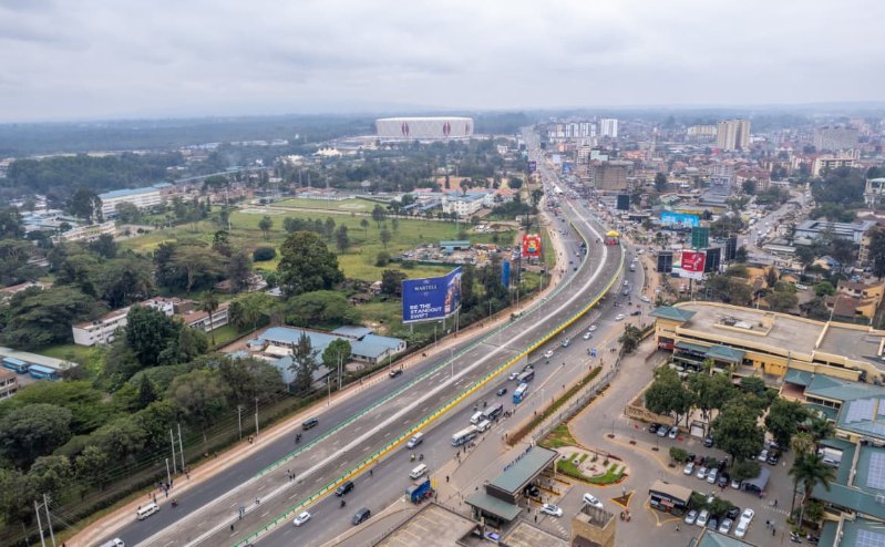 Newly opened Ngong Road–Naivasha Road viaduct in Nairobi on June 29, 2026 / PCS