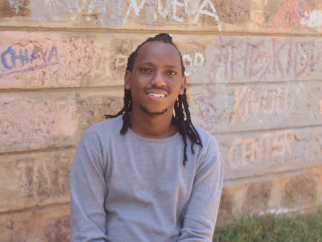 Paul Githaka, a voter with dyslexia