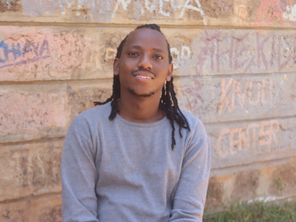 Paul Githaka, a voter with dyslexia