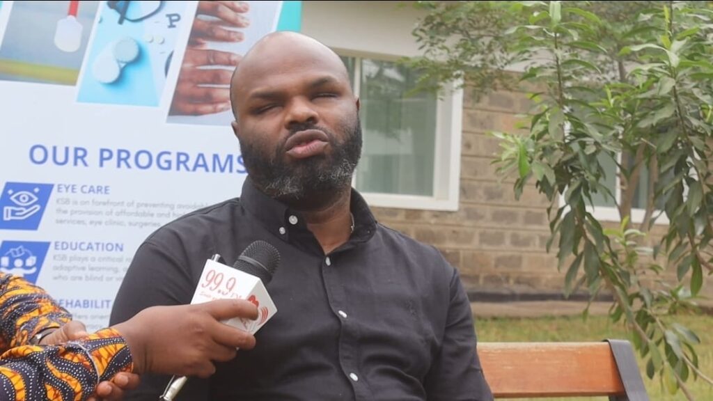 Samson Waweru, Executive Director of the Kenya Society for the Blind (KSB)