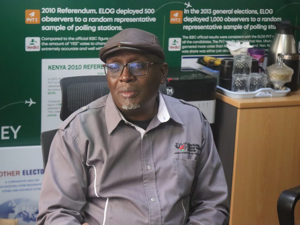 Mule Musau, National Coordinator of the Elections Observation Group (ELOG)