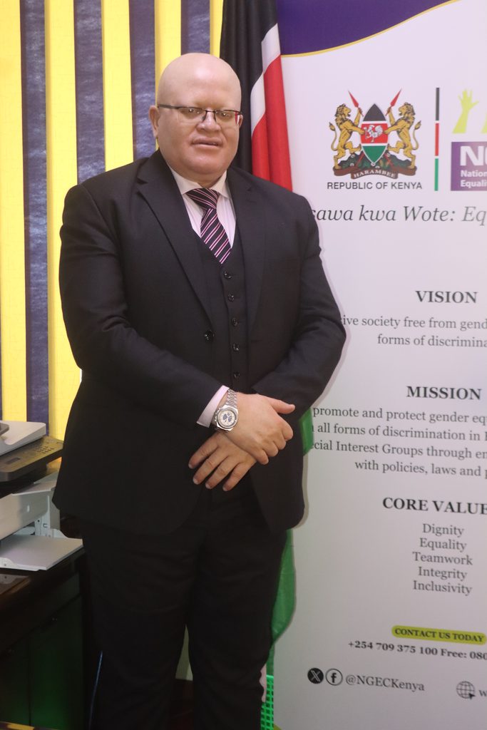 Michael Nzomo Mbithuka, a Commissioner with the National Gender and Equality Commission (NGEC)